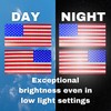 Reflective American Flag 3.75" x 7.4" - Pack of 2-1