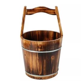 Hinoki 히노끼 족욕기 가정용 습식 족탕기 편백나무 힐링 목욕기 [탄화 대형] Hinoki Foot Spa Home Wet Foot Bath Cypresses Healing Bathing Device [Charcoal Large]