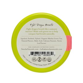 SEN CHA Naturals Green Tea Mints (Pink Dragonfruit, 1.2oz (Pack of 6))