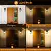 Motion Sensor Outdoor Wall Lantern Dusk to Dawn Waterproof Exterior