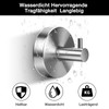 VEPEPE 6 Pcs Suction Hooks, Silver Stainless Steel Suction Hook,