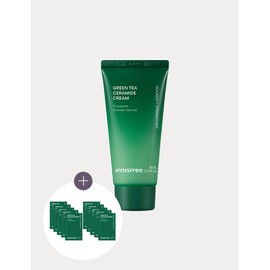 Innisfree [이니스프리] 그린티 세라마이드 크림 (튜브) 80ml (+10ml 추가 증정) [Innisfree] Green Tea Ceramide Cream (Tube) 80ml (+10ml Bonus Gift)