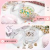 Tioncy 2 Pcs Extra Large Dusting Powder Puff and Container