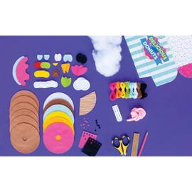 Klutz Klutz Sew Your Own Donut Animals Craft Kit, Brown/a