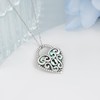 Daixiya Lock Necklace for Women 925 Sterling Silver Padlock Heart