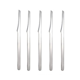 AKOAK 5 Pcs Stainless Steel Scraper Multifunctional Professional Pedicure Tools to Remove Dead Skin Callus Knife Scraping Pedicure Tools