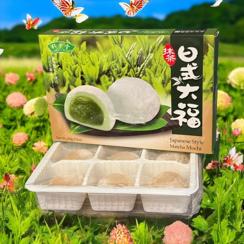 Japanese Mochi Sweet Rice Dessert (1 PACK, MATCHA MOCHI)