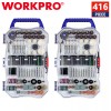 WORKPRO Rotary Tool Dremel Accessory Kit 416 PCS Grinding Sanding