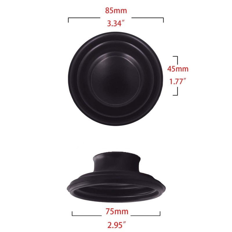 3-3/8 Inch Garbage Disposal Stopper, Sink Baffle Drain Plugs for