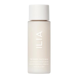 ILIA - La esencia de leche facial base + hidratante ligera y estratificable | Hidrata, alisa, calma, fortalece | Maquillaje no tóxico, vegano, libre d