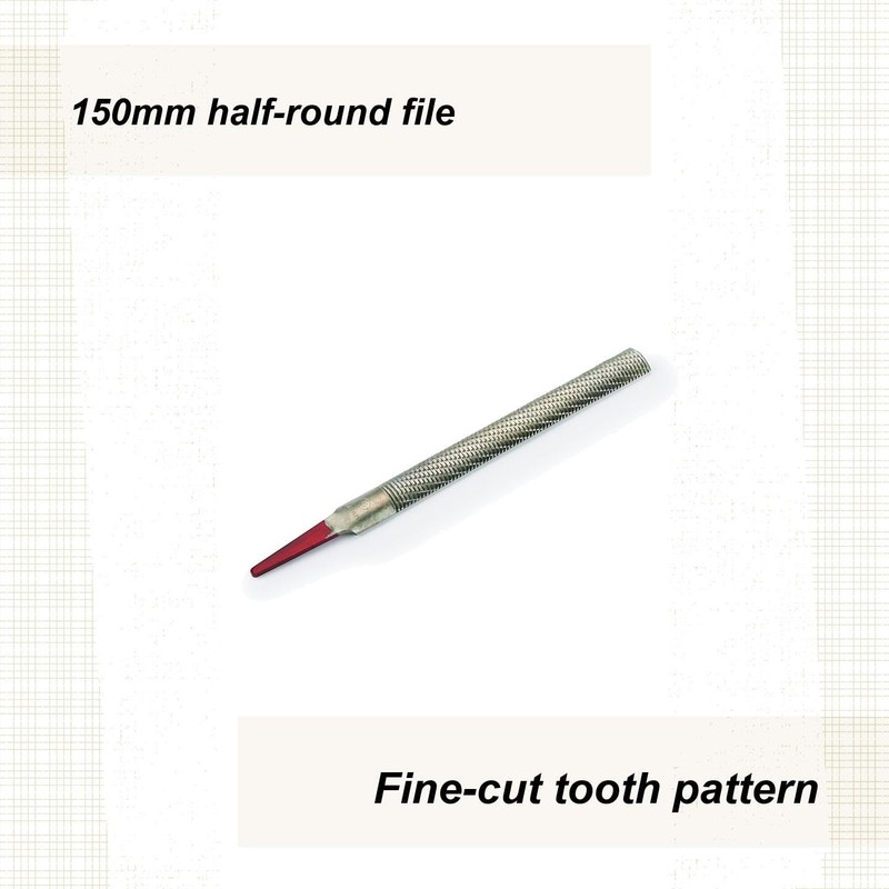 Iwasaki File 150Mm Half-Round Fine Cut