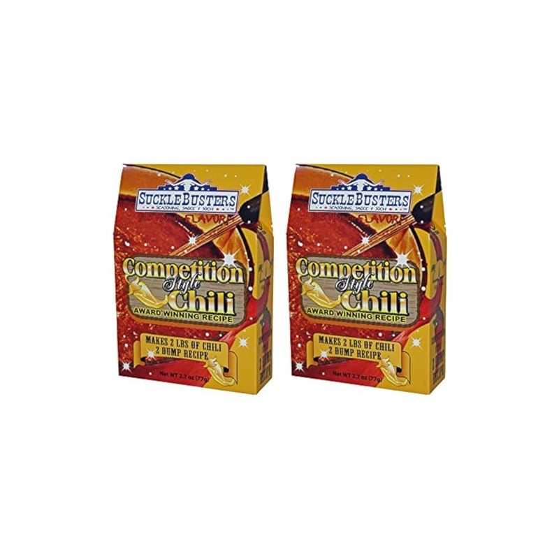 2 Pack of SuckleBusters Chili Kit Competition Style