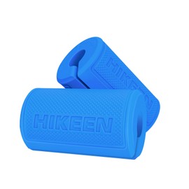 Hikeen Thick Bar Dumbbell Grips,Non Slip Hard Rubber Barbell Grips,Grips for Weight Lifting, Muscle Building-2.75" Outer Diameter