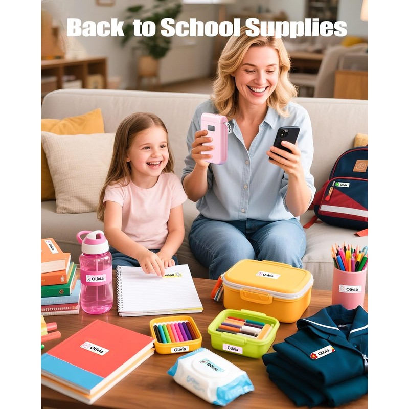 Label Maker Machine with Tape, Label Makers with Multiple Templates,