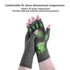 2 Pcs Arthritis Gloves,Open Fingertip Compression Gloves, Unisex Fingerless,Applicable To