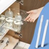 4 Pcs Glues Sliders for Cabinets Pull Out Cabinet Organizer