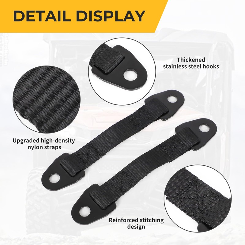 Motorparty Door Limiting Straps for Honda Pioneer 1000 SXS1000 2016-2020