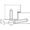 Vasalat Türband,3-TLG, Ø20,86mm,verzinkt Door Hinge 3-Piece Diameter 20.86 mm Galvanised,