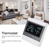 AC220V Touch Screen Thermostat WallHanging Stove Temperature Controller for Water/Floor