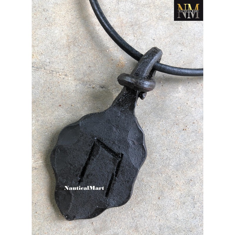 Forged Iron Uruz Ur Uram Rune Viking Amulet Runic Nordic
