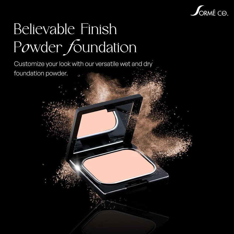 SORMÉ Believable Wet & Dry Finish Powder Foundation - Fragrance