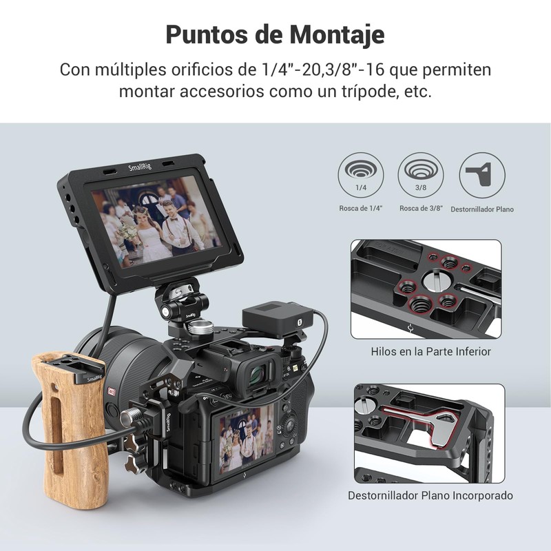 SMALLRIG Camera Cage Only for Sony Alpha 7S III /