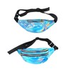 YIYUIUR 80s Women Neon Leg Warmers Set Holographic Fanny Pack