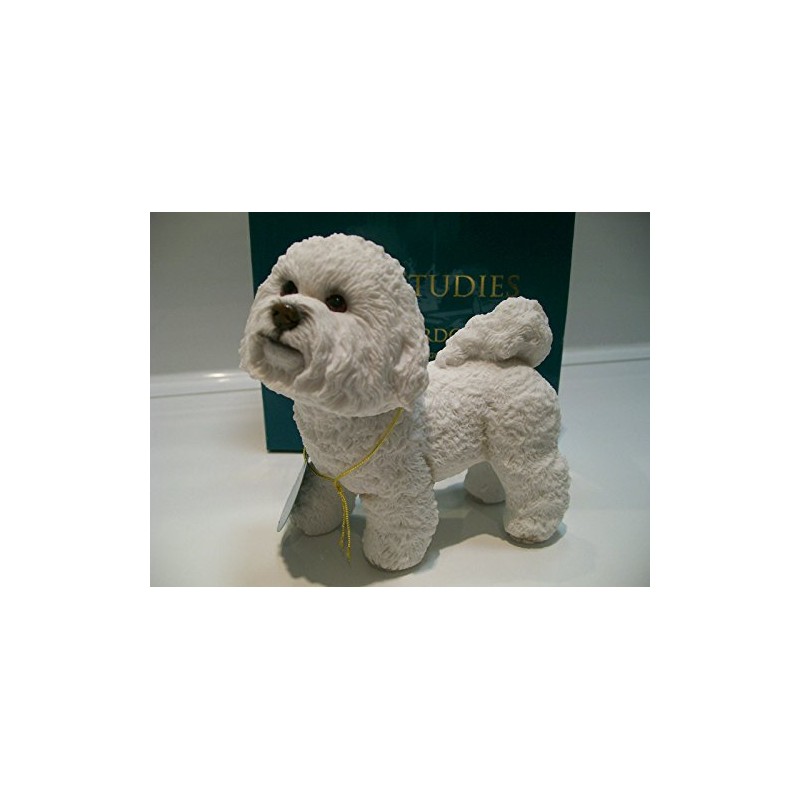 Leonardo Bichon Frise dog Ornament Figure Figurine Gift Boxed -