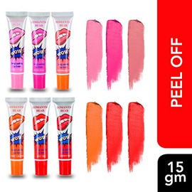 6 colores tatuaje color mágico Peel Off máscara tinte de larga duración impermeable brillo de labios por romantic bear