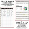 Undated Budget Planner with Tag Stickers, A5 Monthly Budget Planner