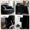 Black Velvet Fabric 63 Inch Wide, Stretch Velvet Fabric by