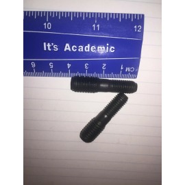 Florida Metrics 10 M10 - 1.50 / M 8 - 1.25 x 38mm Double End Step Studs, Steel Plain