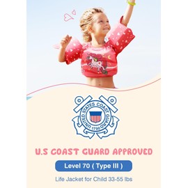 Toddler Swim Vest for Swimming Pool Floater,Toddler Floaties for 30-50 Pounds, Arm Floaties Water Wings for Children 1,2,3,4,5,6,7 Years Old (Blue-Dinosaur)