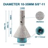 MINLAYCUT Diamond Finger Milling Bit 10-35MM Tile Chamfer Bit for