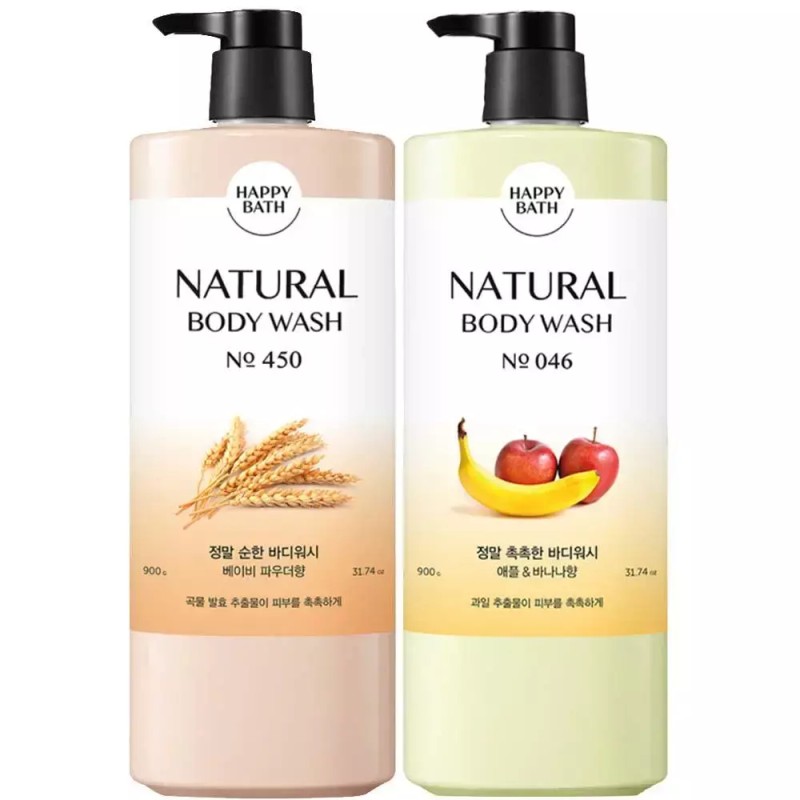Happybath 해피바스 정말 촉촉한 바디워시 900g x 8개 고보습 촉촉