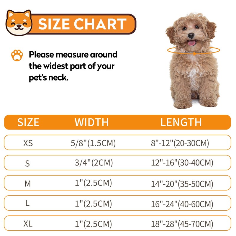 LZGOPE Reflective Dog Collar, Adjustable Soft Neoprene Padded Nylon Pet
