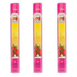 Hem Strawberry 20 x 3 = 60 Incense Sticks