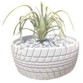 Tire Pattern Flower Pot Silicone Mold Succulent Planter Vase Cactus Concrete Mold Candle Pen Holder Mold Epoxy Resin Plaster Cement Clay Mould