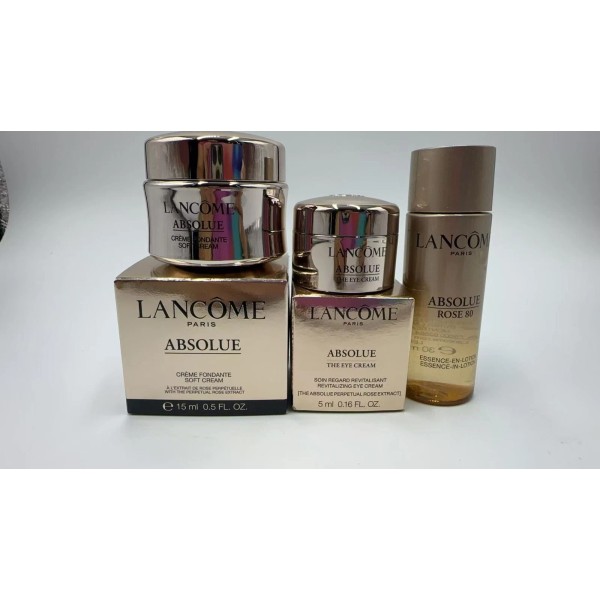 Lancôme NEW 3PC Set Lancome Absolue Soft Cream, eye creme,