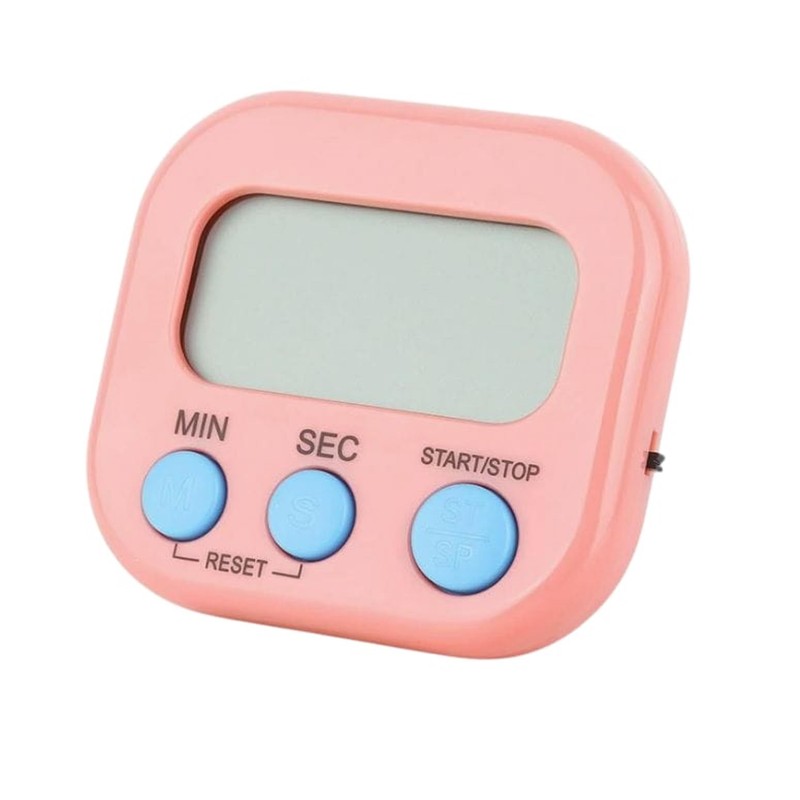 VEDA 4-Piece Digital Kitchen Timer Set, LCD Display, Multi-Function Electronic