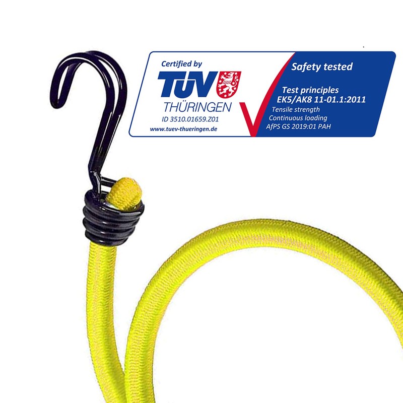Master Lock 3022EURDAT Rubber Tension Ropes with Hooks, 100 cm