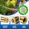 3/4 GHT Brass Garden Water Hose Spray Nozzle, 6 Inch