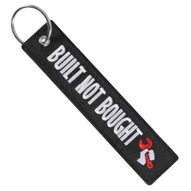 Pinstant BUILT NOT BOUGHT Danger Dangerous Race Sport Racing Motorcycle Motorbike Biking Biker Ride Riding Car Dirtbike Motor Vehicle Motorcycling Mechanic Garage Keychain Key Tag Chain Fob Ring,