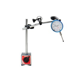 Shars 135 LBS Magnetic Base Holder Fine Adjustment with 1" White Face Dial Indicator 0.001" Graduation 202-6020+303-3111S P]