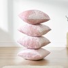 Sienna Crushed Velvet Pack of 4 Cushion Covers 18 x