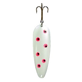 Lucky Strike Bait Works Secret Weapon Spoon Fishing Lure for Bass, Lake Trout, Musky, Pike, Salmon, and Walleye, Designed in Canada (Size 2.5)