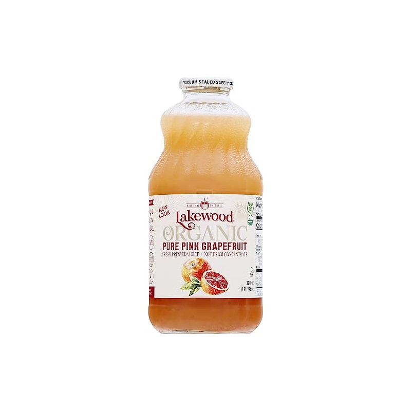 Lakewood Organic Fresh Pressed Pure Pink Grapefruit (1 X 32