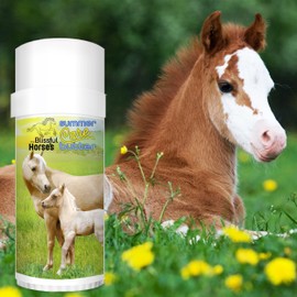 The Blissful Horses Summer Care Sun Butter, Gentle Horse Sunscreen, Easy-to-Apply Equine Sunblock Solution, Must-Have Horse Essentials for All Day Sun Protection, 2 oz.