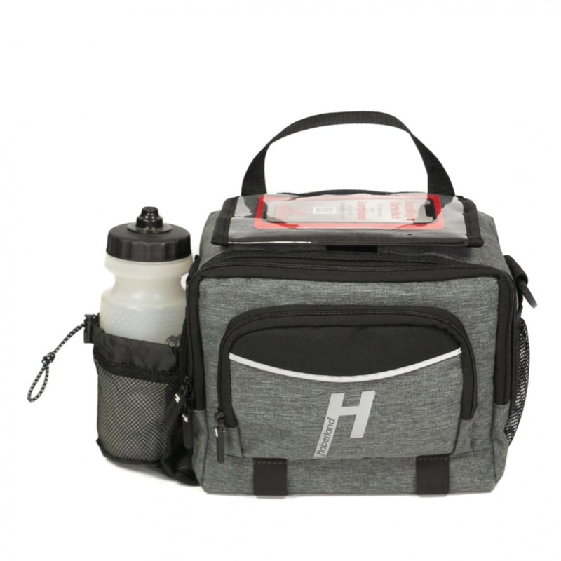 Haberland Bottle Bicycle Handlebar Bag Grey