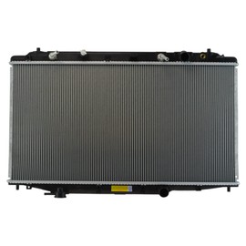 TRQ Radiator Assembly Aluminum Core Compatible with 13-18 Acura RDX 08-12 Honda Accord 10-11 Accord Crosstour 12-15 Crosstour CU2989 HO3010216